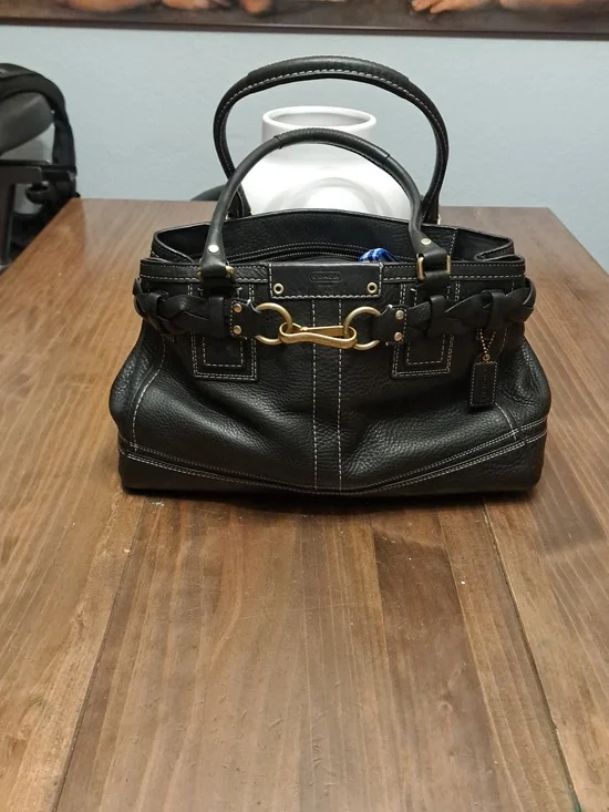 Coach Hamptons Carryall in black 2006 Clean & Beautiful💝 - Picture 2 of 11